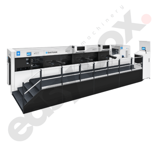 BHT 3S1060TTMC TRIOPRESS Automatic High Speed Duoble Hot Stamping & Die Cutting Machine with Stripping & Heating System