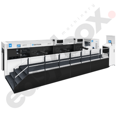 BHT 3S1060TTRC TRIOPRESS Automatic High Speed Duoble Hot Stamping & Die Cutting Machine with Stripping & Heating System