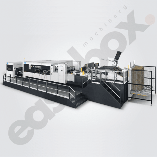 MHK 1300FC/1500FC Automatic Die Cutting Machine Linkage Production Line(Lead Edge Feeder)